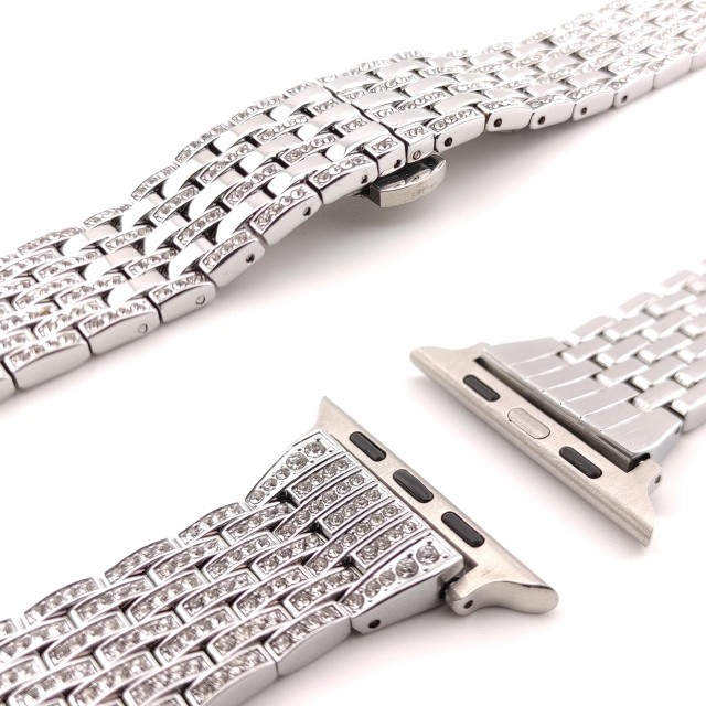 Correa Apple Watch de Acero Elegante con Diamantes - Afrodite