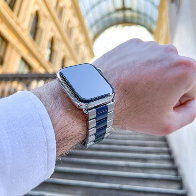 Apple Watch Luxus Edelstahl Gliederarmband - Classic | SMANIQUE