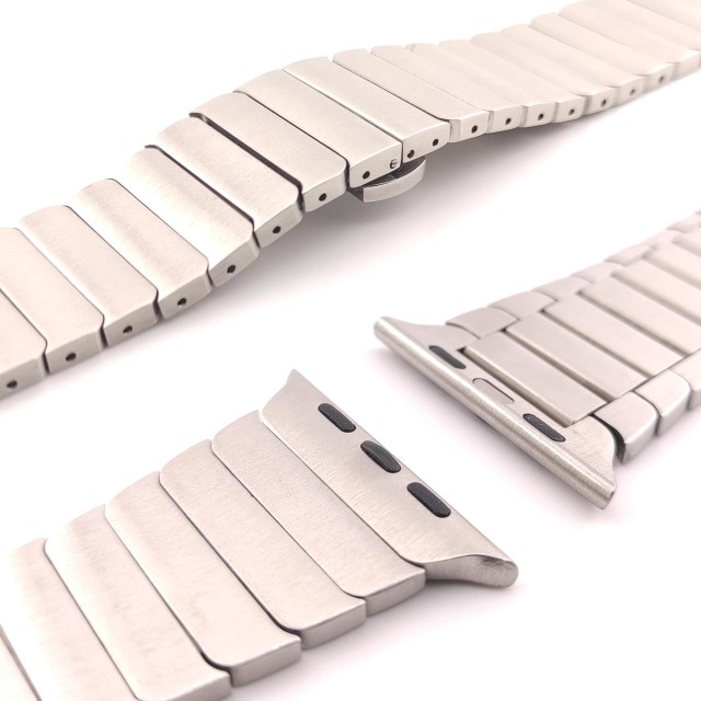 Bracciale Apple Watch a Maglie Elegante in Acciaio - Dragon | SMANIQUE