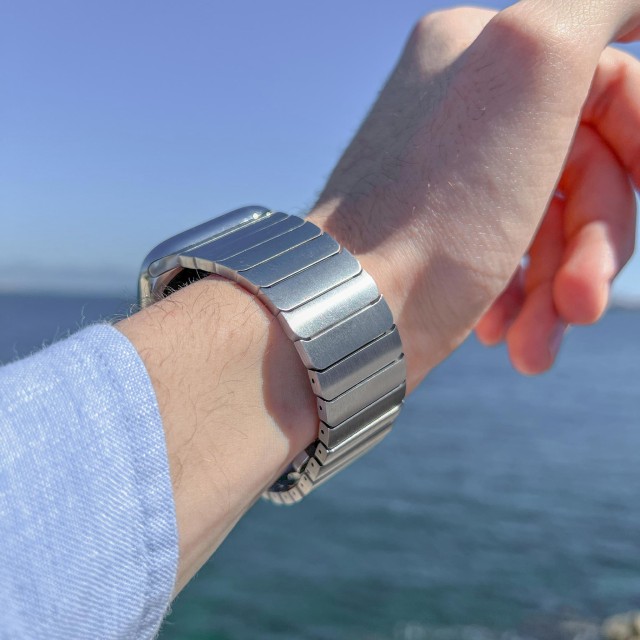 Bracelet Apple Watch à Maillons en Acier Inoxydable - Dragon