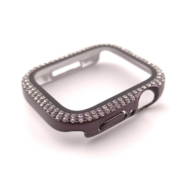 Apple Watch Coque de Luxe avec Diamants et Verre Trempé - Hertha