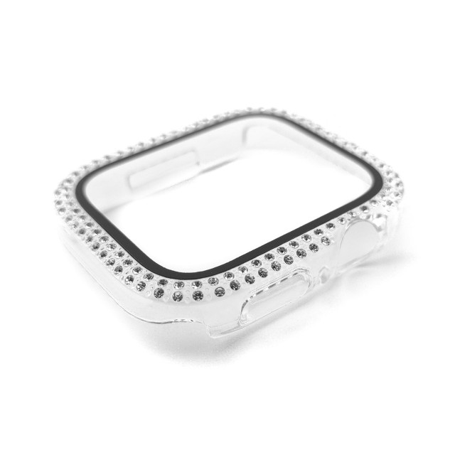Apple Watch Luxury Cover with Diamonds and Tempered Glass