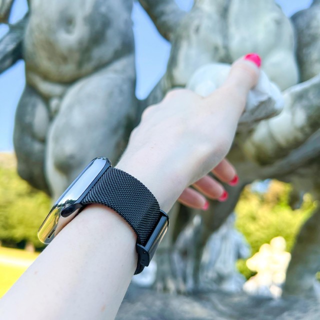 Bracelet Apple Watch Milanais Fin en Acier - Hyperion Slim