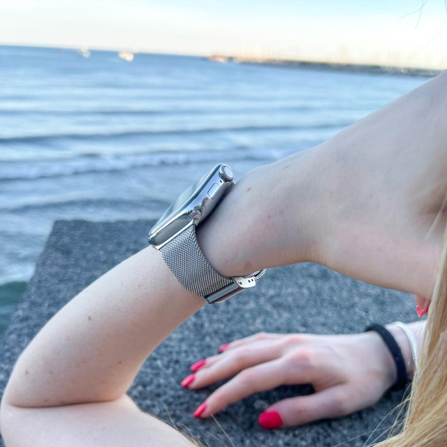 Apple Watch Milanaise Schmal Metallarmband - Hyperion Slim