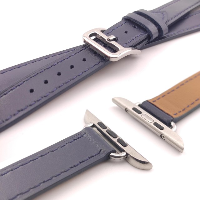 Correa Apple Watch Double Tour Estilizada de Cuero Genuino