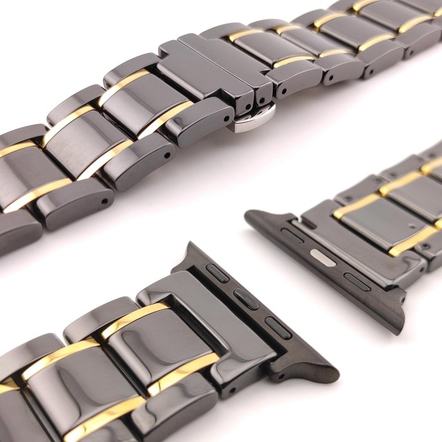 Apple Watch Ceramic Link Luxury Bracelet - Zeus | SMANIQUE