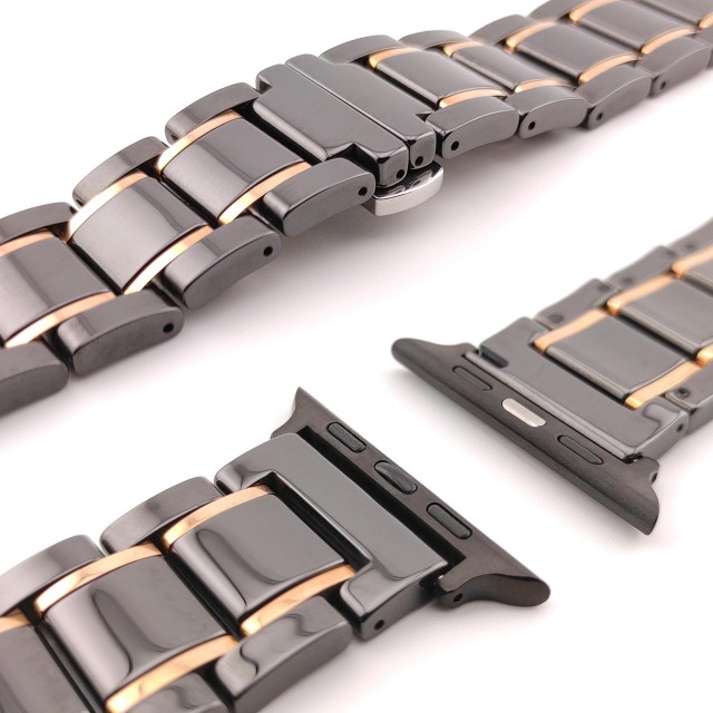 Apple Watch Ceramic Link Luxury Bracelet - Zeus | SMANIQUE