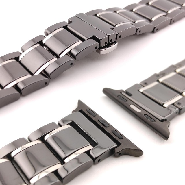 Apple Watch Luxus Keramik Gliederarmband - Zeus | SMANIQUE