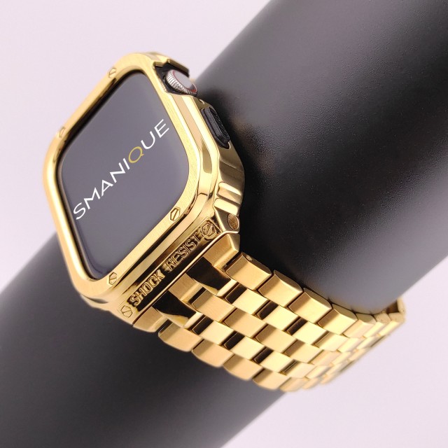 Bracelet Apple Watch Luxe en Acier avec Protection Coque - Devel