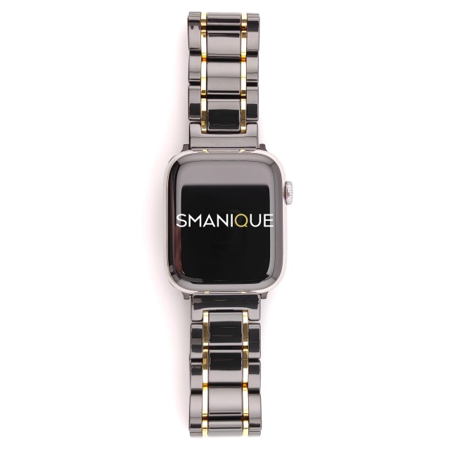 Pulsera Apple Watch de Eslabones Elegante de Cerámica - Zeus