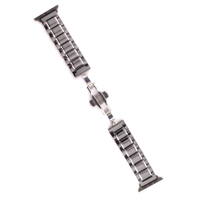 Bracelet Apple Watch de Luxe à Maillons en Céramique - Zeus | SMANIQUE