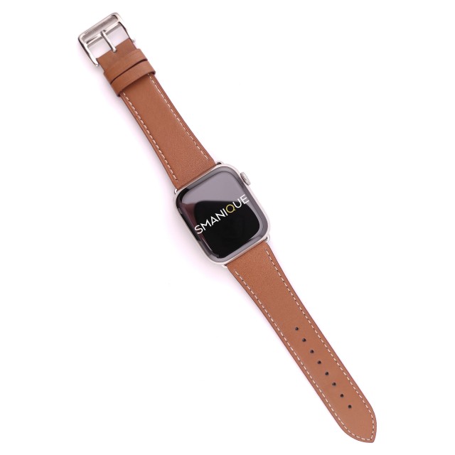 Bracelet Apple Watch Luxe en Cuir Véritable - Medea Single Tour