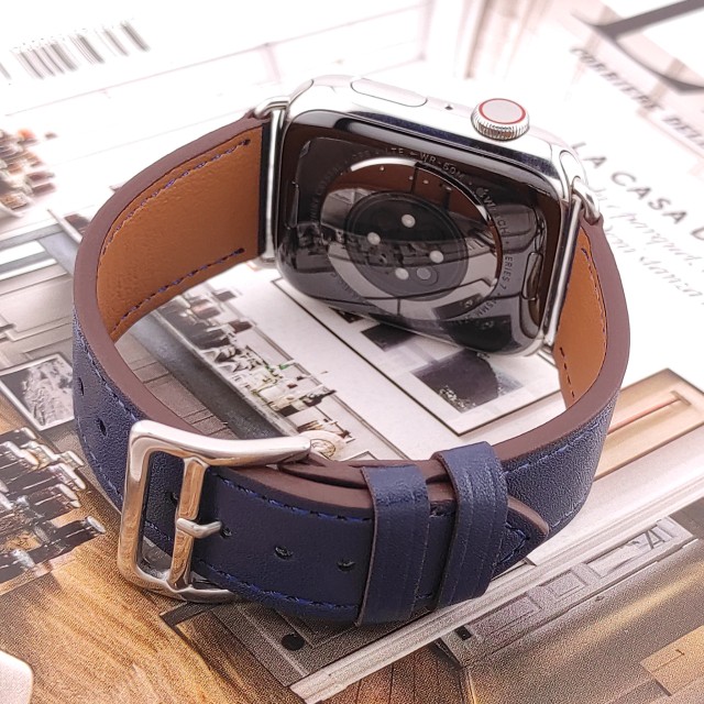Bracelet Apple Watch Luxe en Cuir Véritable - Medea Single Tour