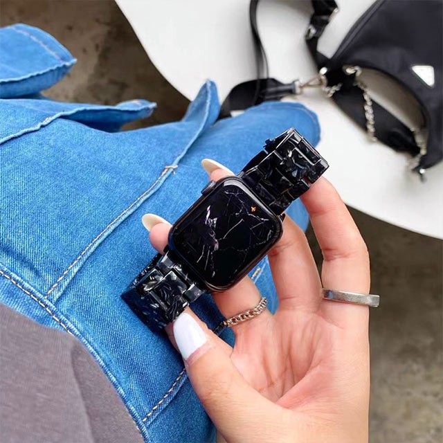 Bracelet Apple Watch Bijoux en Résine - Marble | SMANIQUE