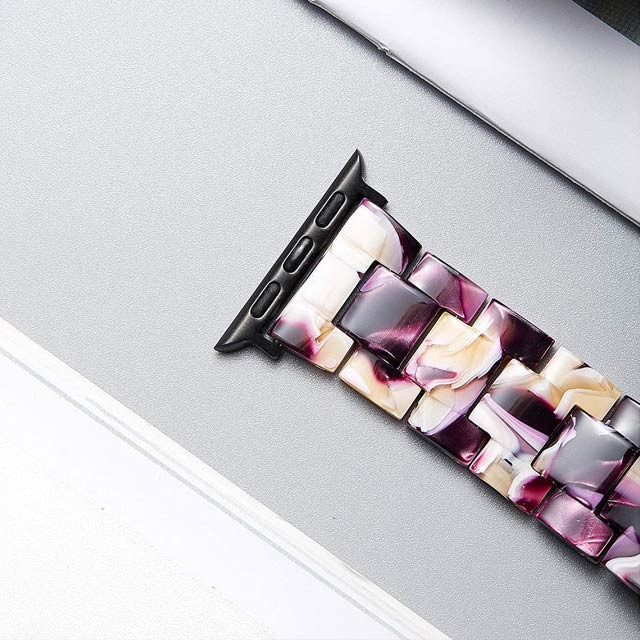 Bracelet Apple Watch Bijoux en Résine - Marble | SMANIQUE
