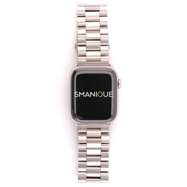 Apple Watch Luxus Edelstahl Gliederarmband - Classic | SMANIQUE