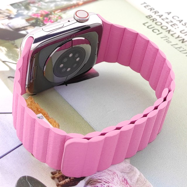 Bracelet Apple Watch en Cuir Magnétique - Abeona