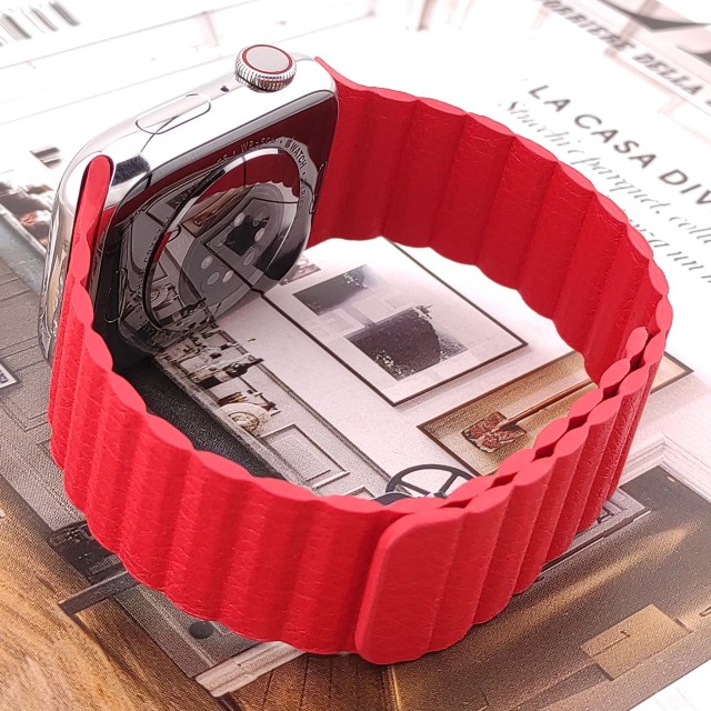 Correa Apple Watch de Piel Magnetica - Abeona