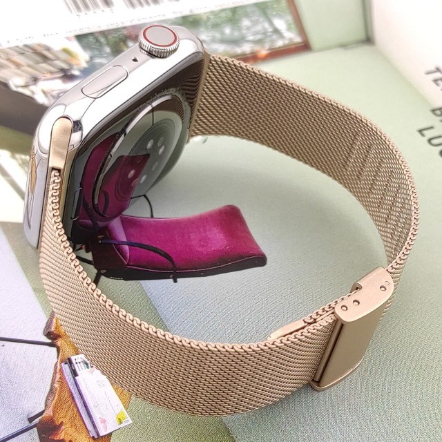 Apple Watch Milanaise Schmal Metallarmband - Hyperion Slim