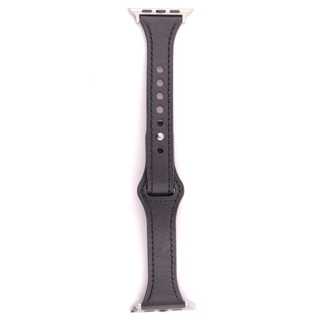 Apple Watch Genuine Thin Leather Band Pin-and-Tuck - Hera Slim