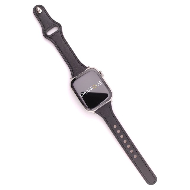 Apple Watch Genuine Thin Leather Band Pin-and-Tuck - Hera Slim