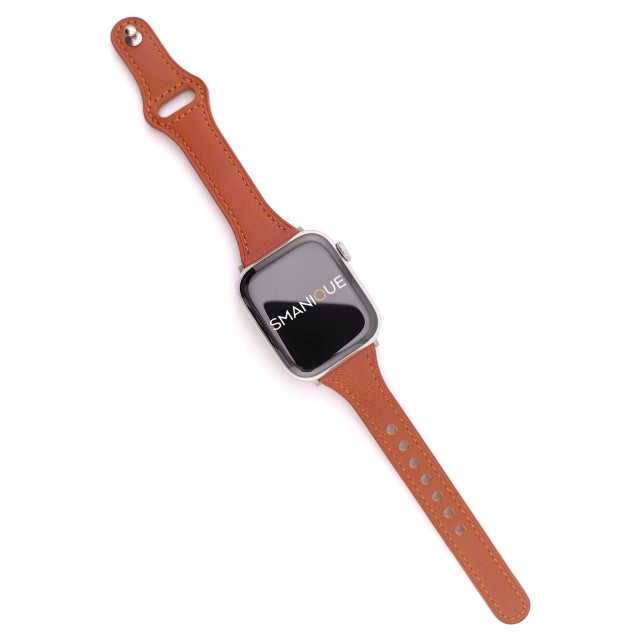 Cinturino Apple Watch Sottile in Vera Pelle Pin-and-Tuck - Hera Slim