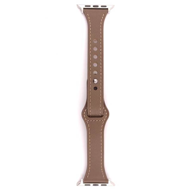 Apple Watch Genuine Thin Leather Band Pin-and-Tuck - Hera Slim