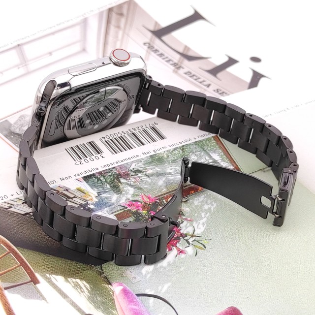 Apple Watch Luxus Schmal Edelstahl Gliederarmband - Classic Slim