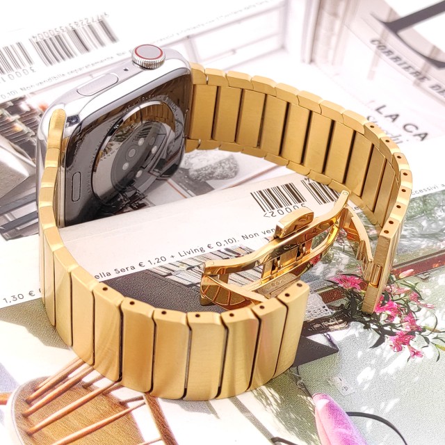 Bracelet Apple Watch à Maillons en Acier Inoxydable - Dragon