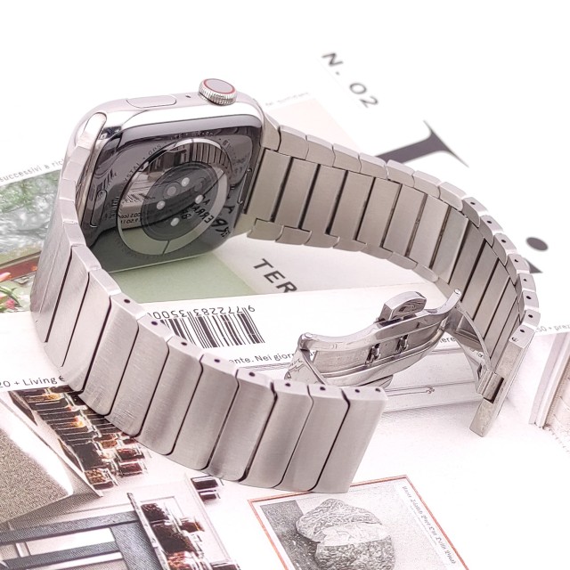 Pulsera Apple Watch de Eslabones Elegante en Acero - Dragon | SMANIQUE