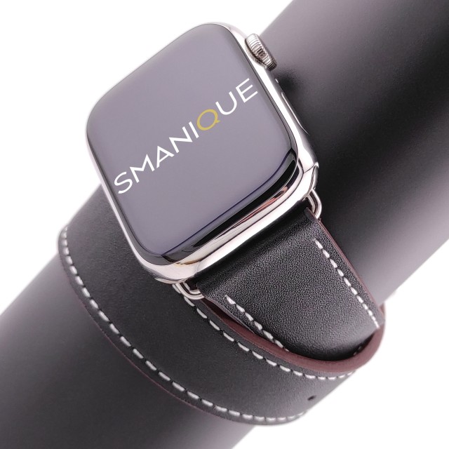 Bracelet Apple Watch Double Tour en Cuir Véritable - Medea Double Tour