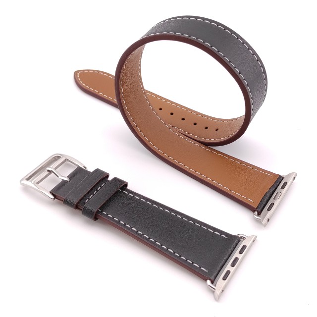 Apple Watch Double Tour Band in Genuine Leather - Medea Double Tour