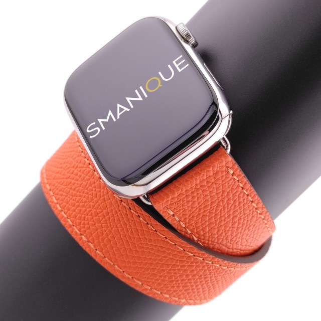 Bracelet Apple Watch Double Tour en Cuir Véritable - Medea Double Tour