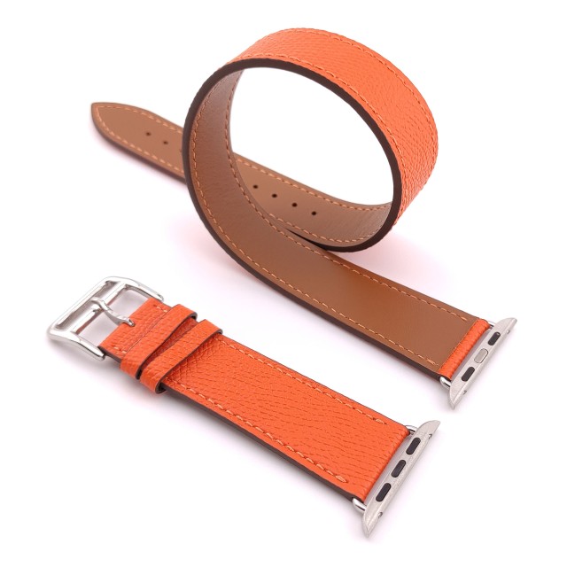 Bracelet Apple Watch Double Tour en Cuir Véritable - Medea Double Tour