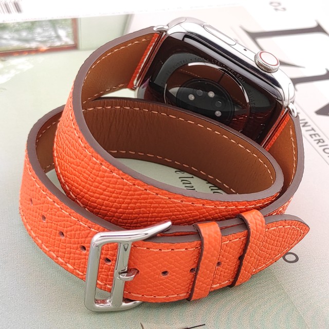 Bracelet Apple Watch Double Tour en Cuir Véritable - Medea Double Tour