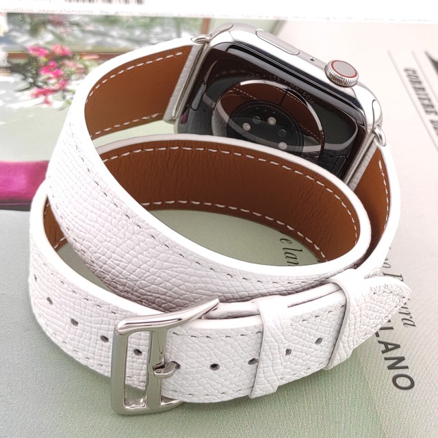 Apple Watch Double Tour Band in Genuine Leather - Medea Double Tour