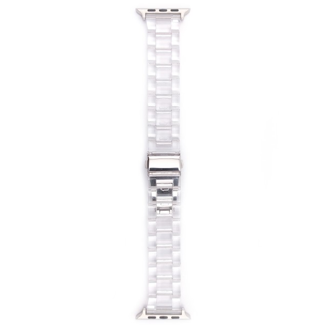 Apple Watch Kunstharz Transparent Armband - Glassy | SMANIQUE