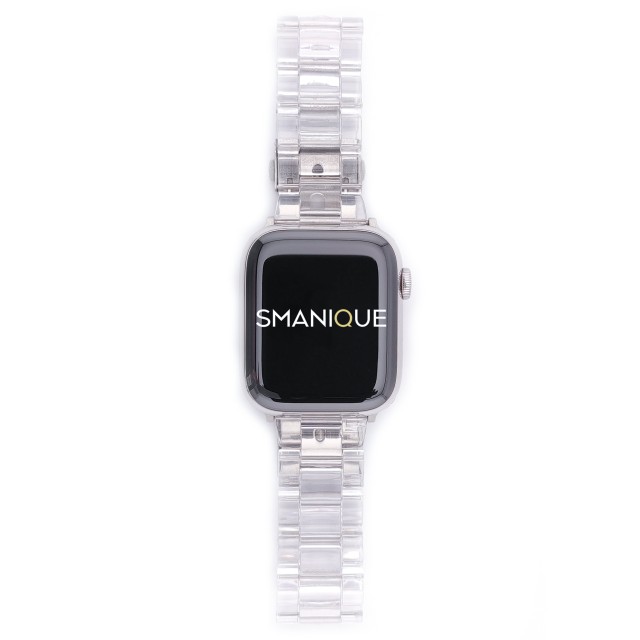 Cinturino Apple Watch Trasparente in Resina - Glassy | SMANIQUE