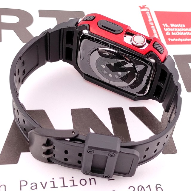 Bracelet Apple Watch en Silicone avec Protection Coque - Veles