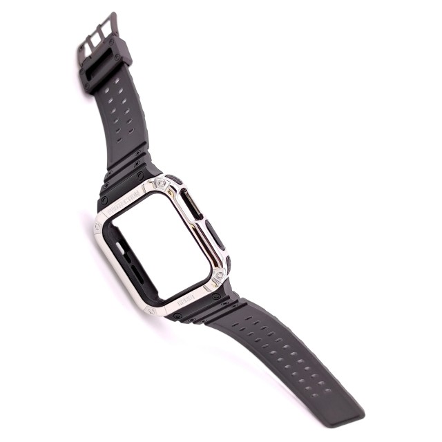 Apple Watch Silikon Armband mit Gehäuse Set - Veles | SMANIQUE