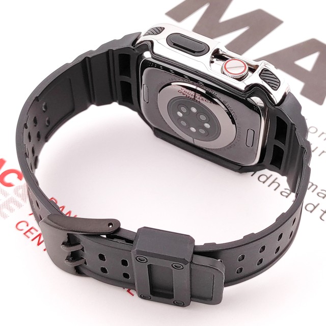 Bracelet Apple Watch en Silicone avec Protection Coque - Veles