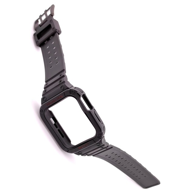 Apple Watch Silikon Armband mit Gehäuse Set - Veles | SMANIQUE