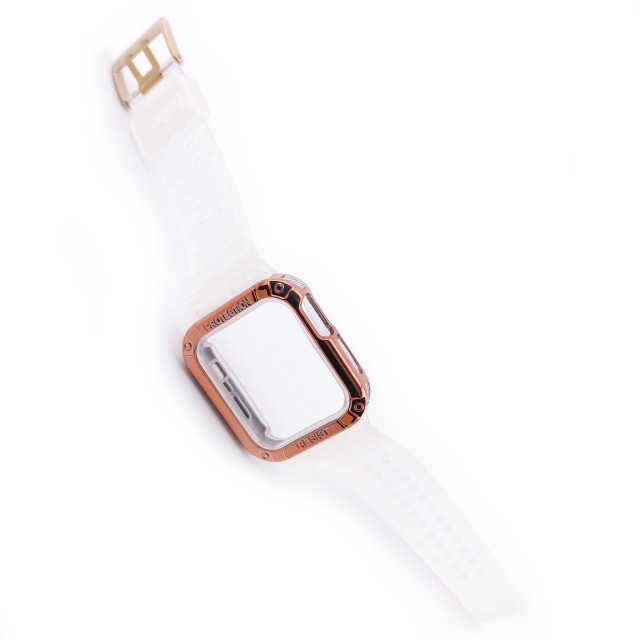 Apple Watch Silikon Armband mit Gehäuse Set - Veles | SMANIQUE