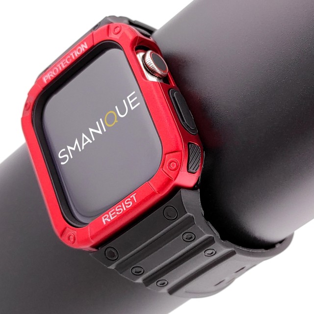 Apple Watch Silikon Armband mit Gehäuse Set - Veles | SMANIQUE