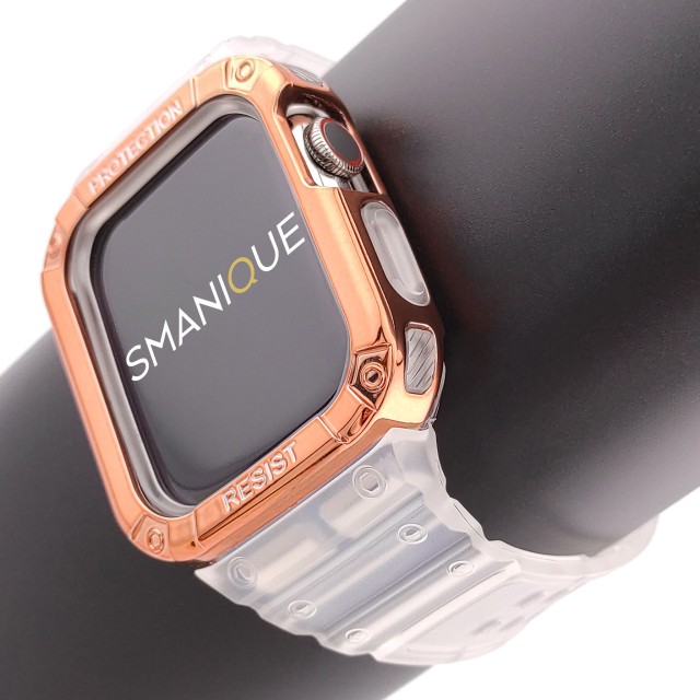 Apple Watch Silikon Armband mit Gehäuse Set - Veles | SMANIQUE