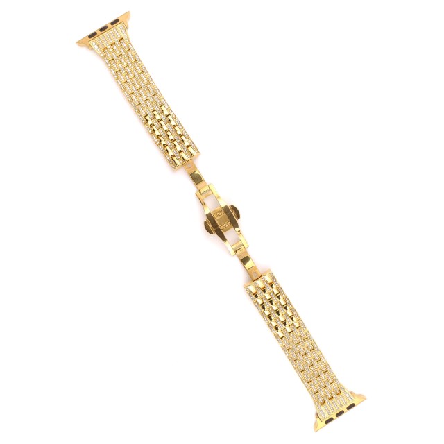 Cinturino Apple Watch Elegnate in Acciaio con Diamanti - Afrodite