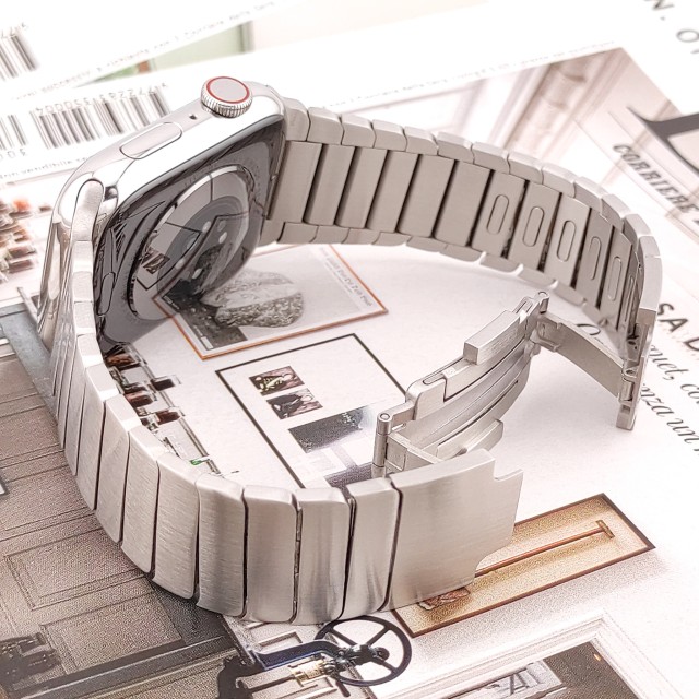 Bracelet Apple Watch à Maillons en Acier Inoxydable - Dragon Ace