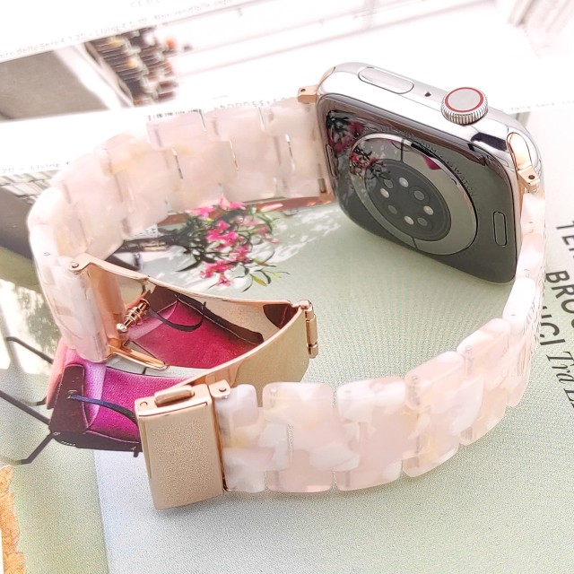 Bracelet Apple Watch Bijoux en Résine - Marble | SMANIQUE