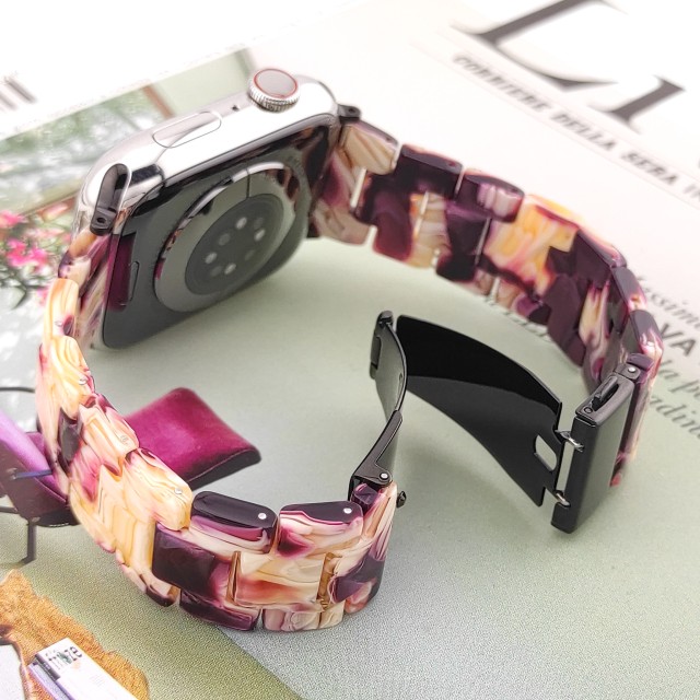 Bracelet Apple Watch Bijoux en Résine - Marble | SMANIQUE