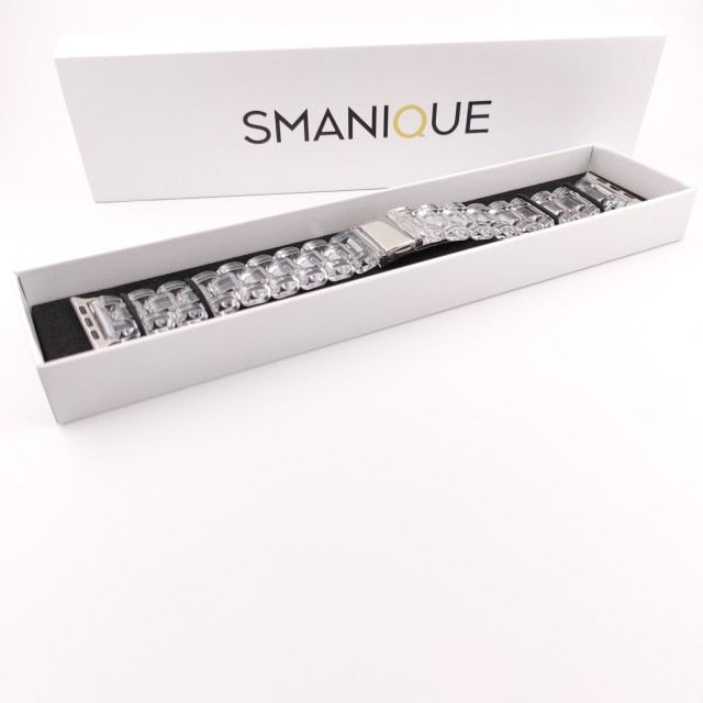 Cinturino Apple Watch Trasparente in Resina - Glassy | SMANIQUE